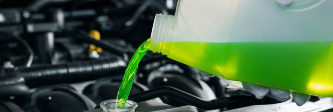 Coolant and antifreeze liquids